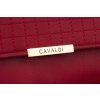 4U Cavaldi Vínová prošívaná velká peněženka s odnímatelným popruhem M833