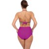 Fialové plavky s vysokým pasem Madison Sensual
