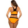 Oranžové bikiny s pruhem Isuel