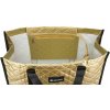 Rovicky Zlatá prošívaná shopper bag