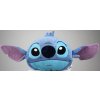 Modrý sametový polštář Lilo and Stitch