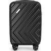 SOLIER černý cestovní kufr KYOTO 55x40x20 cm