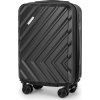 SOLIER černý cestovní kufr KYOTO 55x40x20 cm