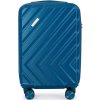 SOLIER tmavě modrý cestovní kufr KYOTO 55x40x20 cm