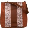 David Jones hnědá shopper kabelka s hadím vzorem (Velikost ONE SIZE)