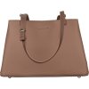 David Jones tmavě béžová shopper kabelka s třemi komorami (Velikost ONE SIZE)