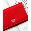 Rovicky červená elegantní peněženka V325