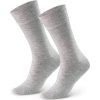 Šedé unisex kašmírové ponožky Art.083 (Velikost 38/40)