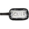 SOLIER set průhledných cestovních kosmetických taštiček vel. S, M, L