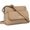 Rovicky Béžová crossbody taška se stříbrným kováním