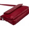 Rovicky Vínová crossbody taška se stříbrným kováním