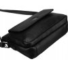 Rovicky Černá crossbody taška se stříbrným kováním