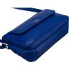 Rovicky Modrá crossbody taška se stříbrným kováním