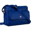 Rovicky Modrá crossbody taška se stříbrným kováním