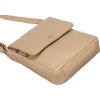 Rovicky béžová dámská kožená messenger taška