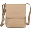 Rovicky béžová dámská kožená messenger taška