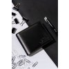 Always Wild černá elegantní kožená peněženka bez zapínání A252 (Velikost ONE SIZE)