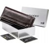 Rovicky tmavě hnědá velká peněženka s ochranou RFID V350