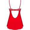 Červená noční košilka Obsessive Lobellis Chemise