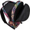 Rovicky černý dámský batoh s barevným vzorem (Velikost ONE SIZE)