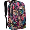 Rovicky černý dámský batoh s barevným vzorem (Velikost ONE SIZE)