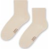 Béžové dámské bambusové ponožky Art.059