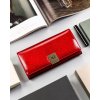 Rovicky Červená dámská lakovaná kožená peněženka V127