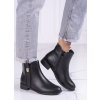 Černé elegantní kotníkové boty