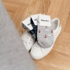 Světle šedé unisex kotníkové ponožky se vzorem Art.117