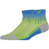 Zeleno-modré sportovní ponožky ASICS Performance Run Sock Quarter (Velikost 39/42)