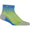Zeleno-modré sportovní ponožky ASICS Performance Run Sock Quarter (Velikost 39/42)