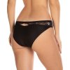 Černé bezešvé kalhotky s krajkou Lama Laser Cut 5006
