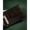 Rovicky tmavě hnědá elegantní peněženka s logem L241 (Velikost ONE SIZE)