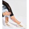 Bílo-béžové sneakersy na platformě (Velikost 36)