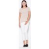 (Vel. M) Rozšířené béžové tričko VT084 Beige