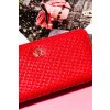 Rovicky červená elegantní velká peněženka V364 (Velikost ONE SIZE)