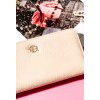 Rovicky béžová stylová peněženka na zip V362 (Velikost ONE SIZE)