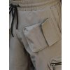 Béžové pánské cargo kalhoty