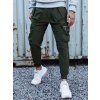 Khaki pánské cargo kalhoty