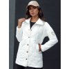Bílá prošívaná přechodová bunda RATIA