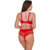 Červené brazilky z krajky Gaia Nike (Velikost L)