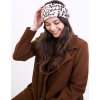 Čelenka s leopardím vzorem Fuzzy Leopard Art Of Polo (Barva beige, Velikost ONE SIZE)