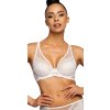 Bílá krajková push-up podprsenka Mat Liza (Velikost 70E)