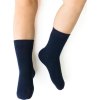 Tmavě modré dětské bambusové ponožky Art.145
