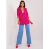 Tmavě růžové elegantní dámské sako
