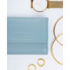 Rovicky světle modrá elegantní peněženka se zapínáním V406
