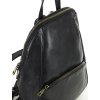 MARCO MAZZINI Černý elegantní dámský kožený batoh