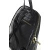 MARCO MAZZINI Černý elegantní dámský kožený batoh