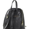 MARCO MAZZINI Černý elegantní dámský kožený batoh