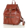 MARCO MAZZINI Hnědý batoh s kapsou